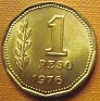 1 Peso Argentina 1976 KM# 69. Subida por Granotius